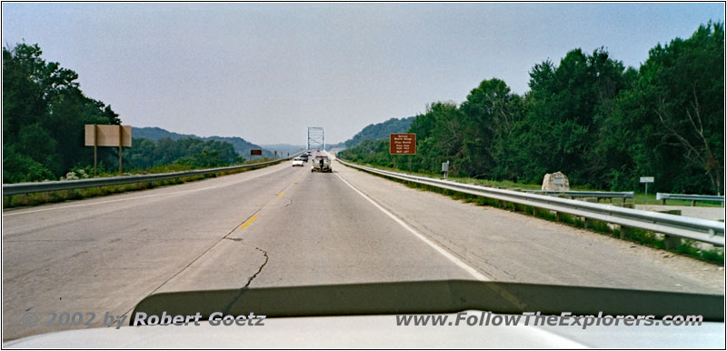 Highway 18, Mississippi River, WI Highway 18, Mississippi River, WI