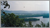 Eagle, Mississippi River, Fire Point, Effigy Mounds, IA