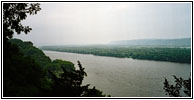 Mississippi River, Twin Views, Effigy Mounds, Iowa