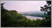 Mississippi River, Third Scenic View, Effigy Mounds, Iowa