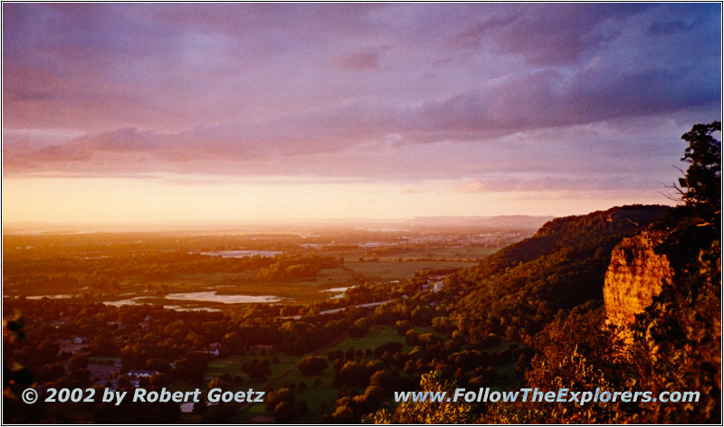 Sunset Grandad Bluff Park, La Crosse, WI