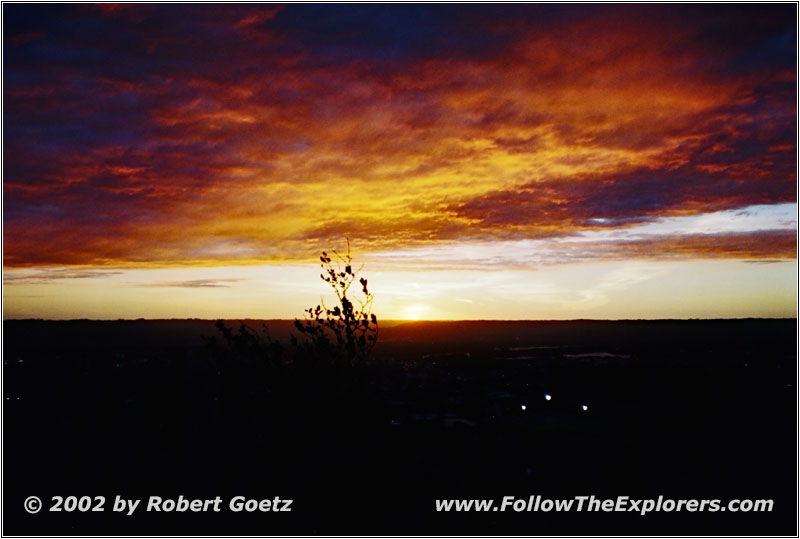 Sunset Grandad Bluff Park, La Crosse, WI