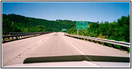 Mississippi River, Interstate 90, Staatsgrenze Wisconsin & Minnesota