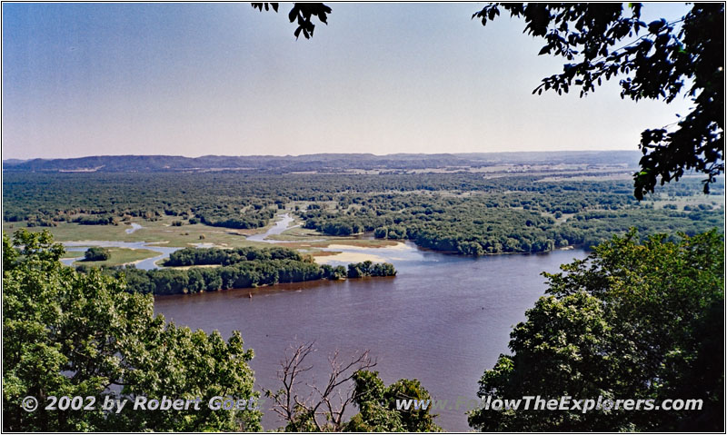 Mississippi River, Great River Bluffs State Park, MN Mississippi River, Great River Bluffs State Park, MN