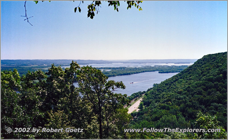 Mississippi River, Great River Bluffs State Park, Minnesota