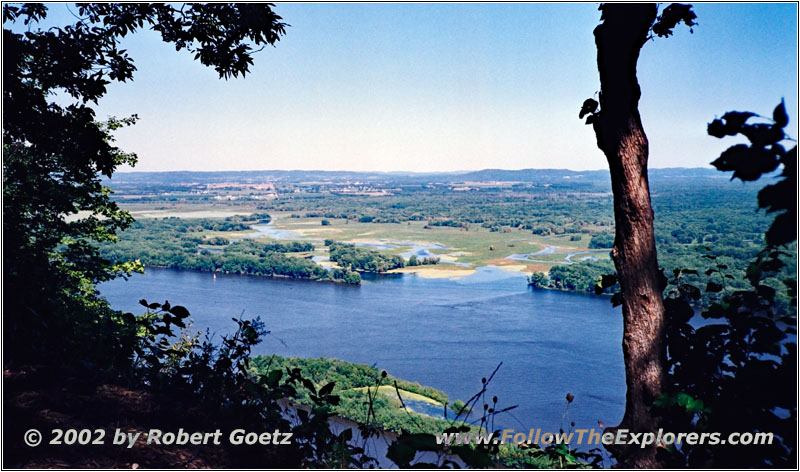 Mississippi River, Great River Bluffs State Park, MN Mississippi River, Great River Bluffs State Park, MN