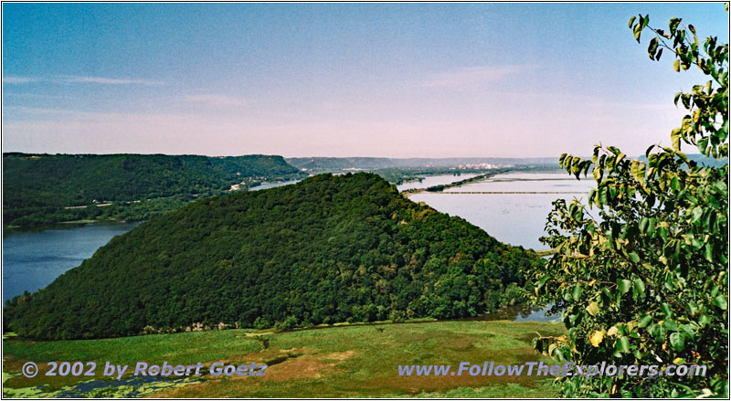 Mississippi River, Bradys Bluff Trail, Perrot State Park, WI Mississippi River, Bradys Bluff Trail, Perrot State Park, WI