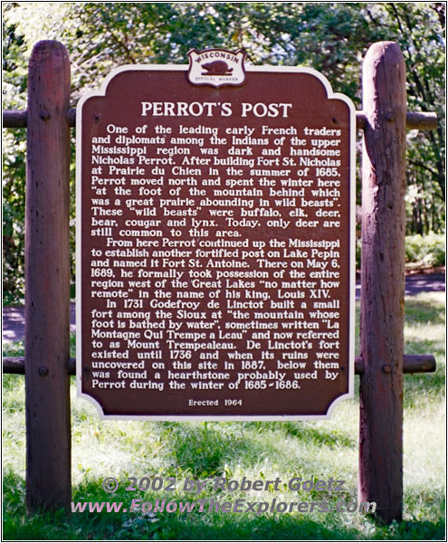 Perrot’s Post, Perrot State Park, WI Perrot’s Post, Perrot State Park, WI