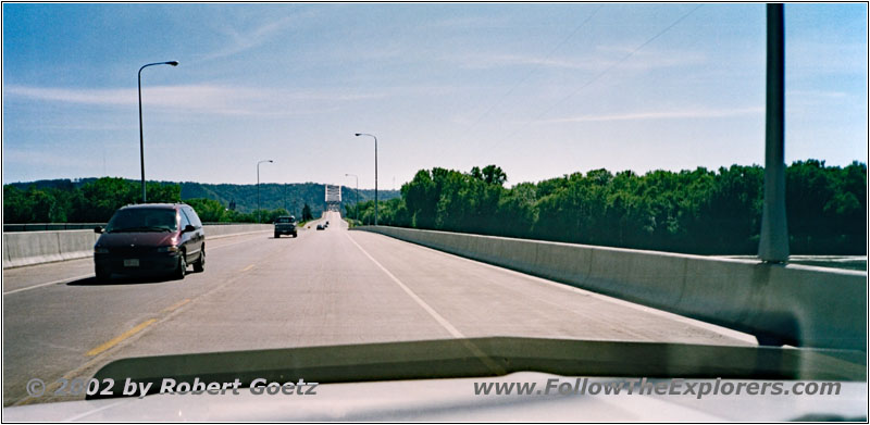 Mississippi River, Highway 54, WI Mississippi River, Highway 54, WI