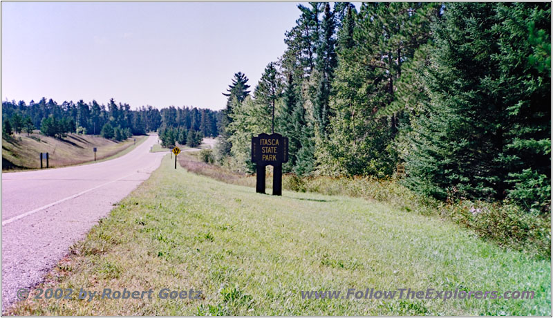 Nordeingang, Lake Itasca State Park, Minnesota Nordeingang, Lake Itasca State Park, Minnesota