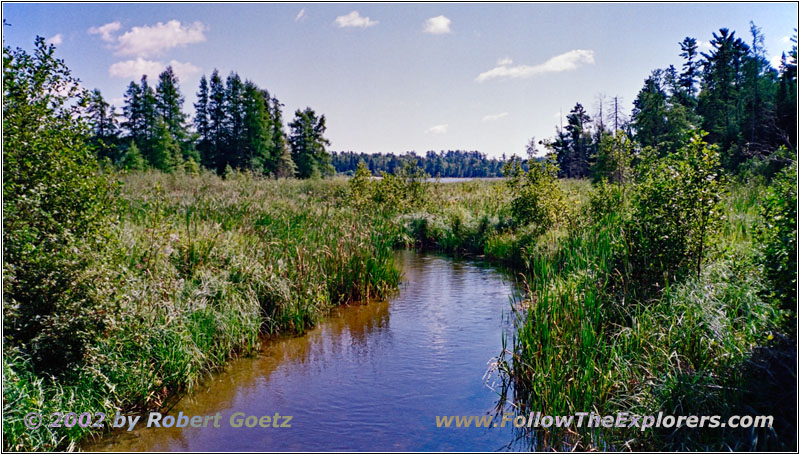 Ursprung Mississippi River, Lake Itasca State Park, Minnesota Ursprung Mississippi River, Lake Itasca State Park, Minnesota